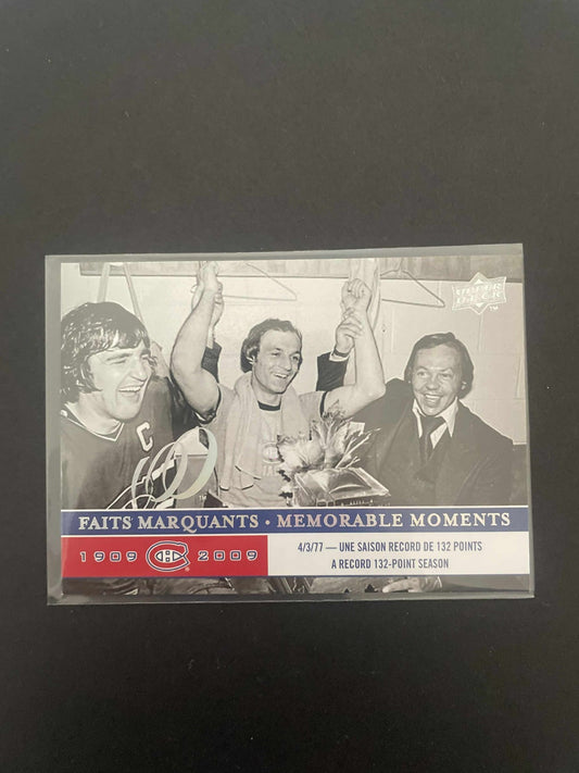 2008-09 Montreal Canadiens Centennial Memorable Moments #295 Guy Lafleur REF I