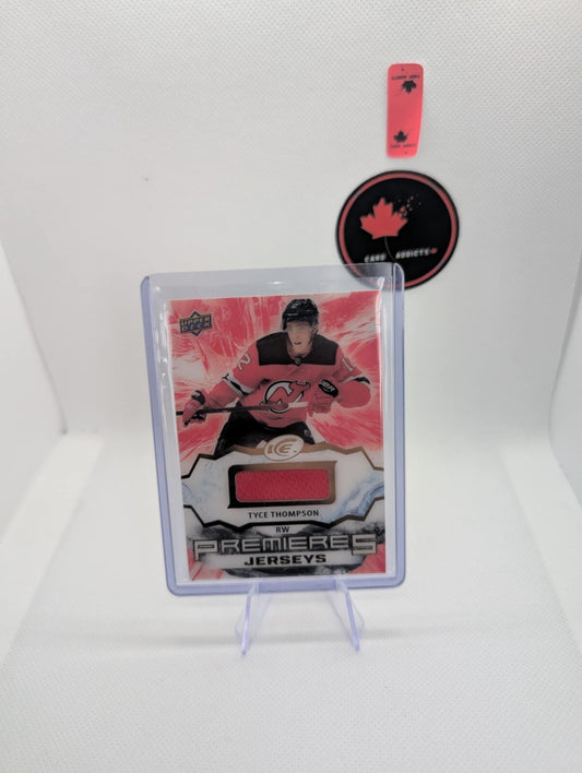 2021-22 Upper Deck Ice Premieres Jersey Tyce Thompson #IPA-TT