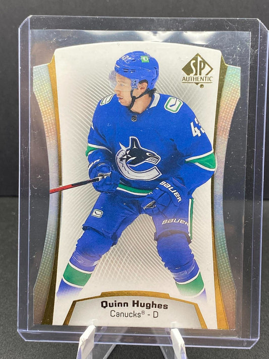 Quinn Hughes 2021-22 SP Authentic #DC-14 DIE CUTS Card MINNESOTA WILD CANUCKS