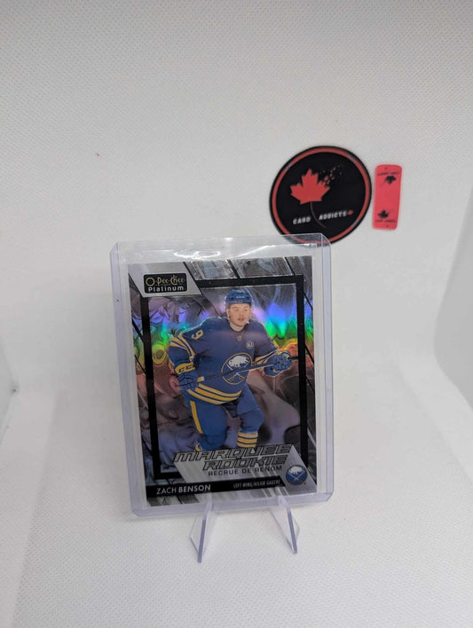 2023-24 O-Pee-Chee Platinum Marquee Rookie Liquid Metal Zach Benson /399