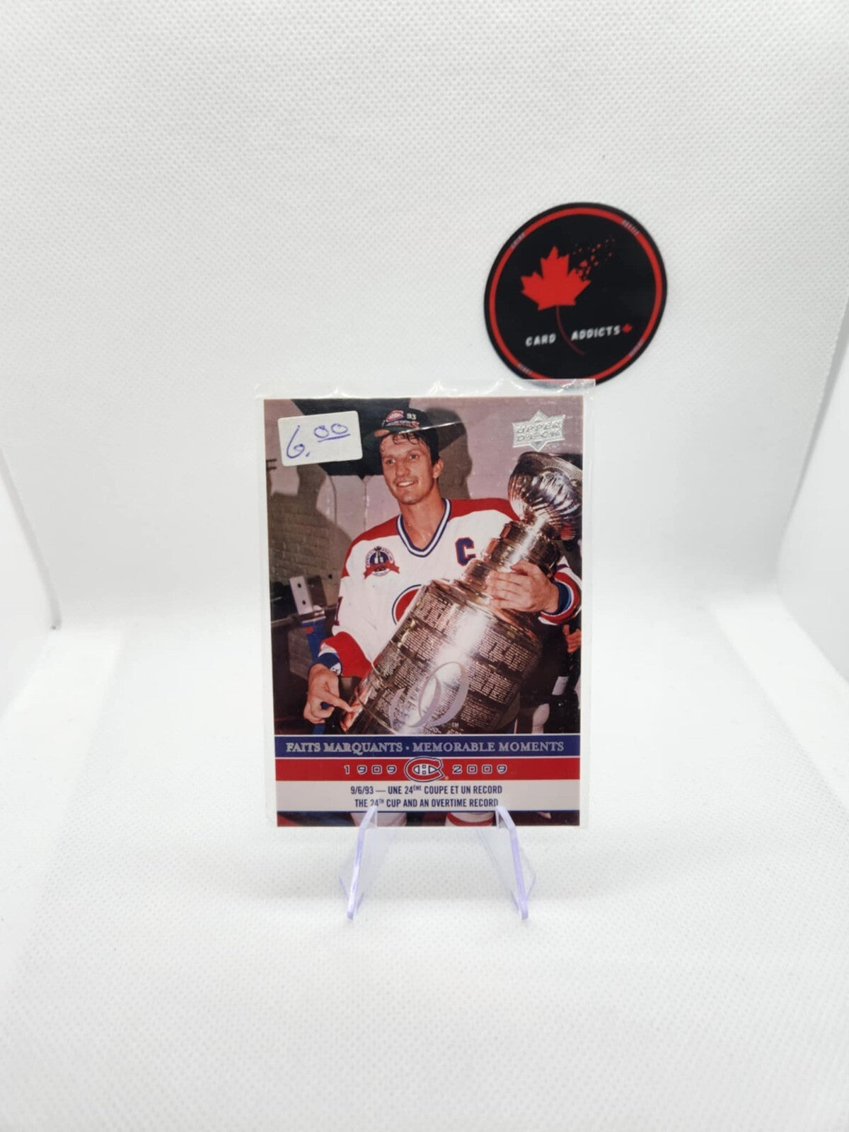 2008-09 MONTREAL CANADIENS CENTENNIAL MEMORABLE MOMENTS SP GUY CARBONNEAU #298