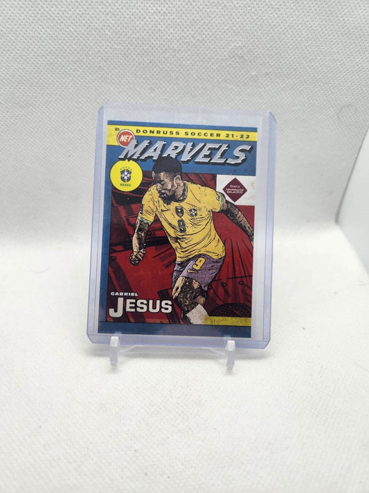2021-22 Panini Donruss Road to Qatar Net Marvels Gabriel Jesus #18