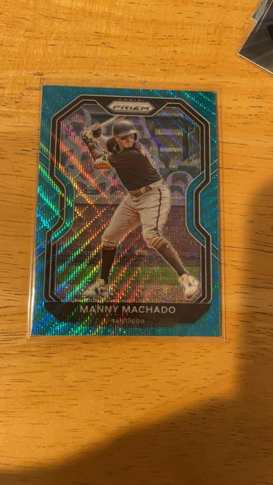 Manny Machado 2021 Panini Prizm Baseball TEAL WAVE SP  #139 🔥🔥