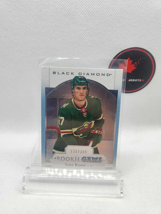 2017-2018 Upper Deck Black Diamond Rookie Gems /399 Luke Kunin #RG-LK Rookie RC