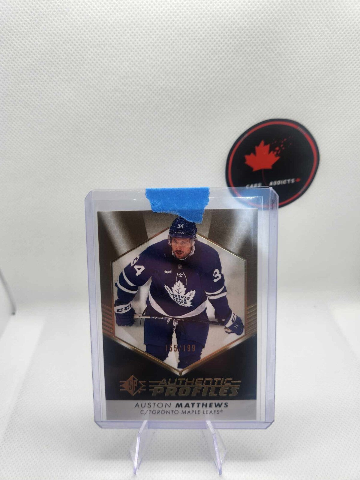 2022-23 Upper Deck SP Authentic Profiles #AP17 Auston Matthews /199 Gold