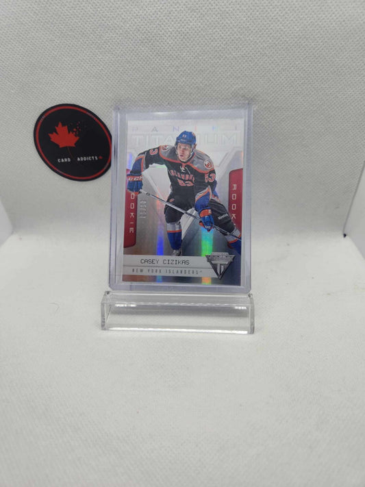 2012 2012-13 Panini Titanium Rookies #13 Casey Cizikas /53 New York Islanders