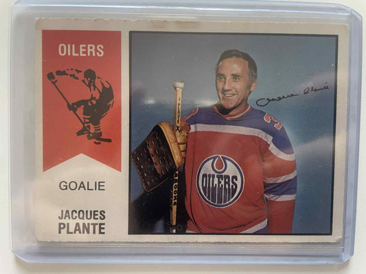 1974-75 O-Pee-Chee WHA JACQUES PLANTE SEE PIC REF I
