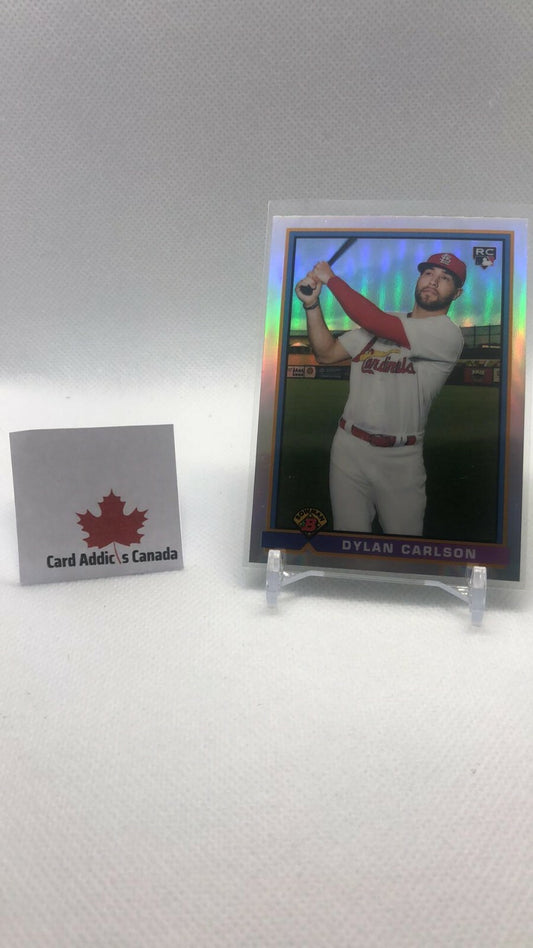 Dylan Carlson 2021 Bowman Chrome 1991 Throwback Rookie RC 91B-DC Cardinals