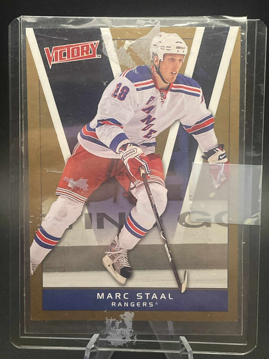 2010-11 UD Victory Gold Parallel  Marc Staal New York Rangers REF I
