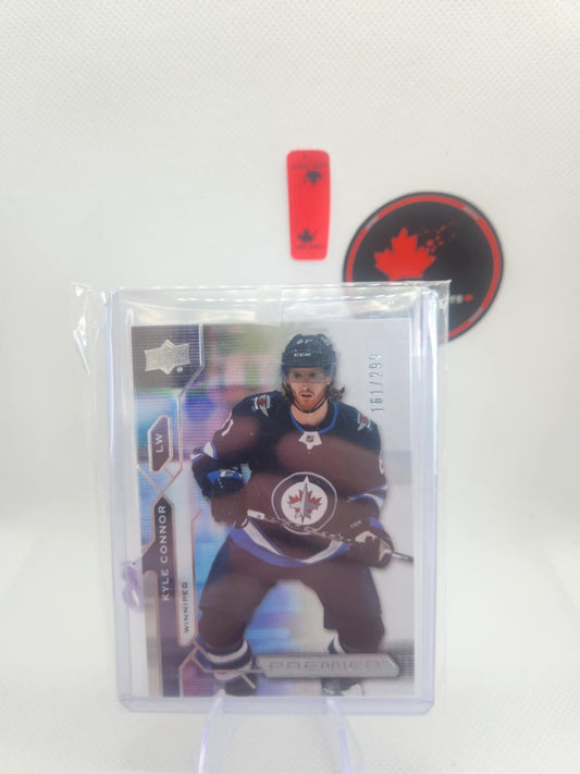 2021-22 UD Premier Kyle Connor #34 Jets Premier Base SN# /299