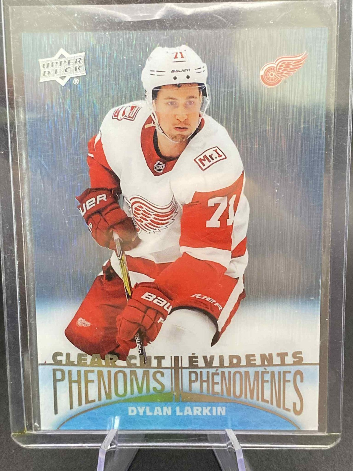 Dylan Larkin 2018-19 UD Tim Hortons Clear Cut Phenoms #CC-10 Detroit Red Wings