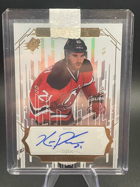 2016-17 UD SPX WHITE OUT CAR KYLE PALMIERI