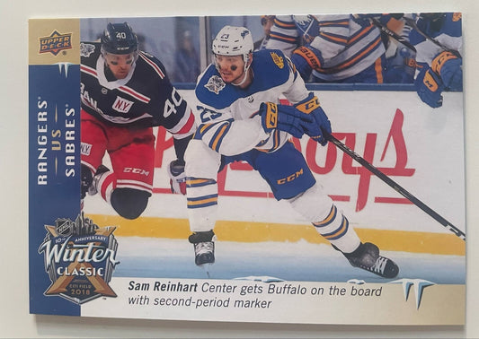 2018-19 UD Series 1 Winter Classic JUMBO CARD #WC-10 Sam Reinhart