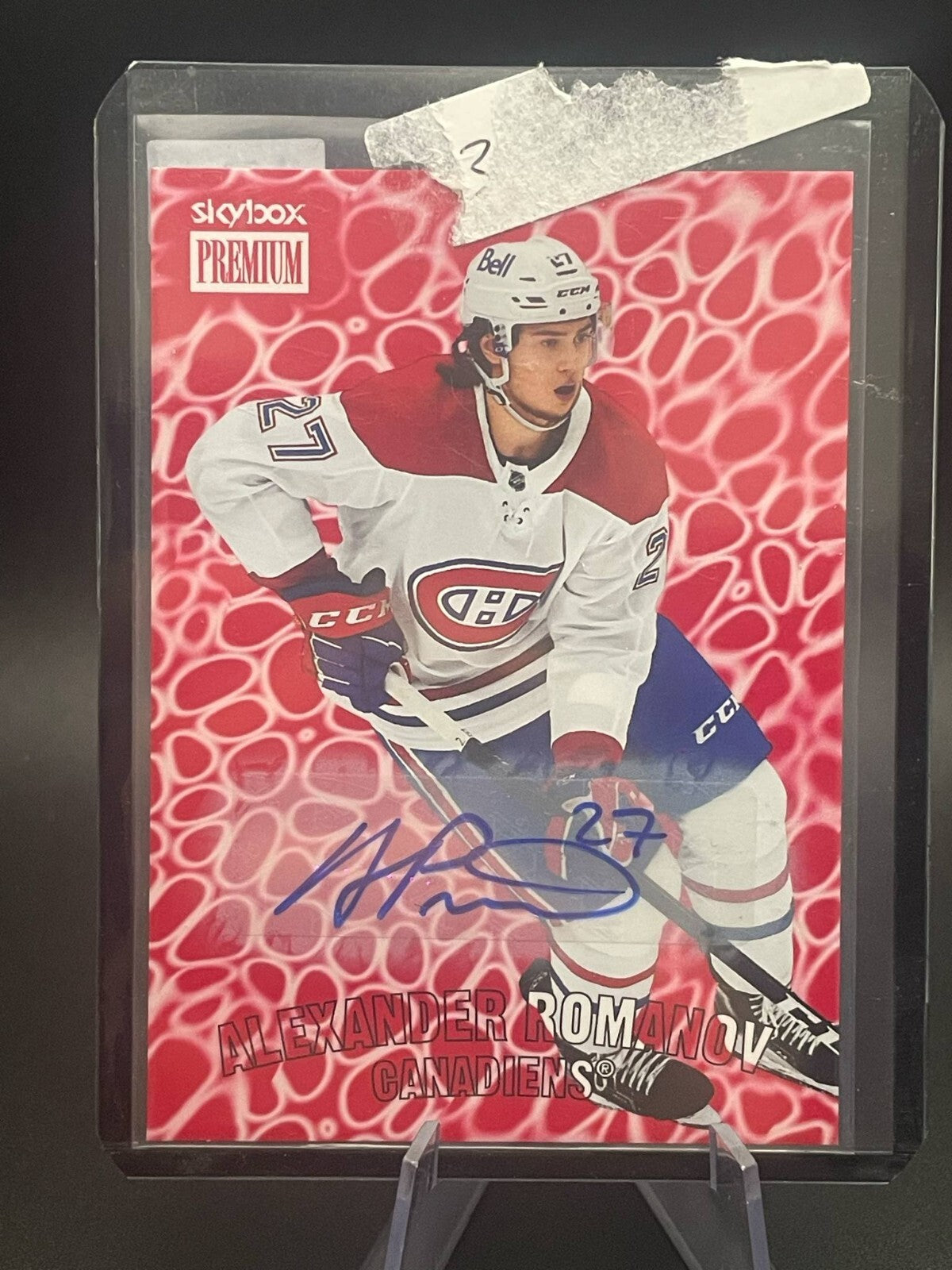 2020-21 Skybox Metal Universe Alexander Romanov Premijm Prospects Retro Auto