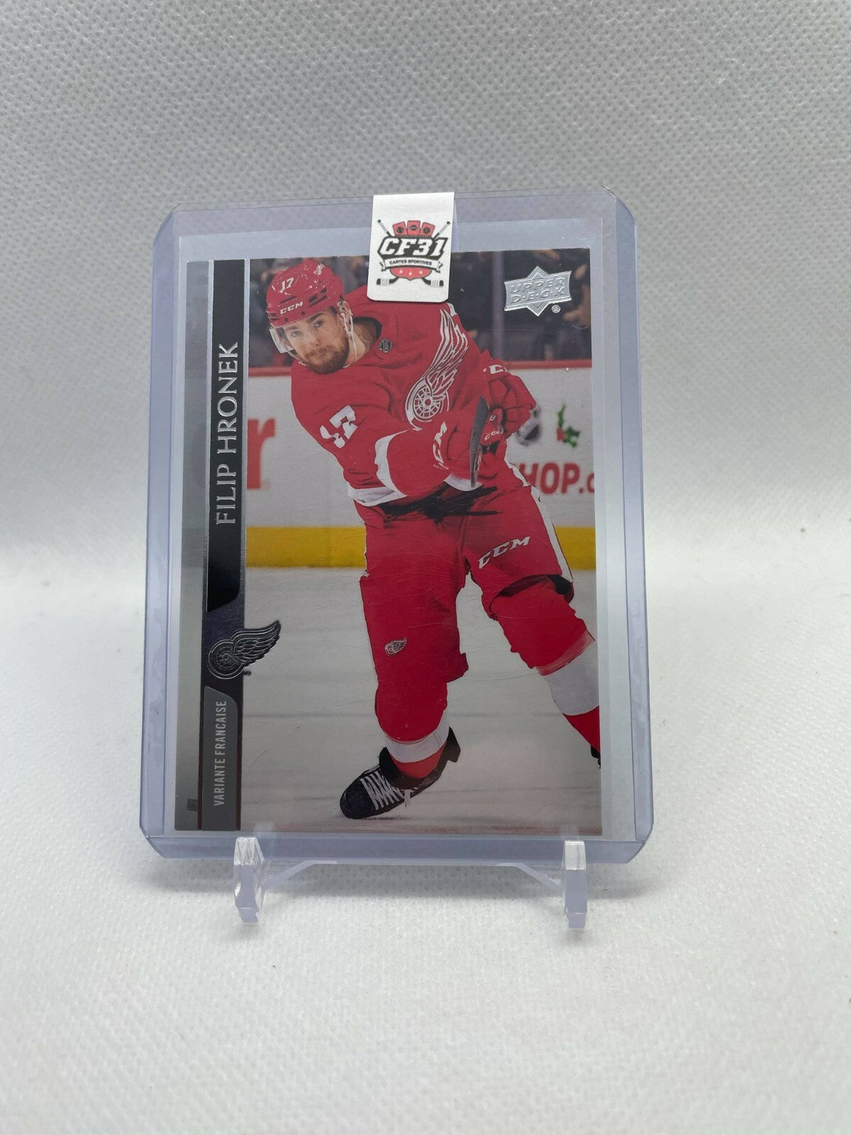 2020-21 UD Series 1 French Variation Filip Hronek