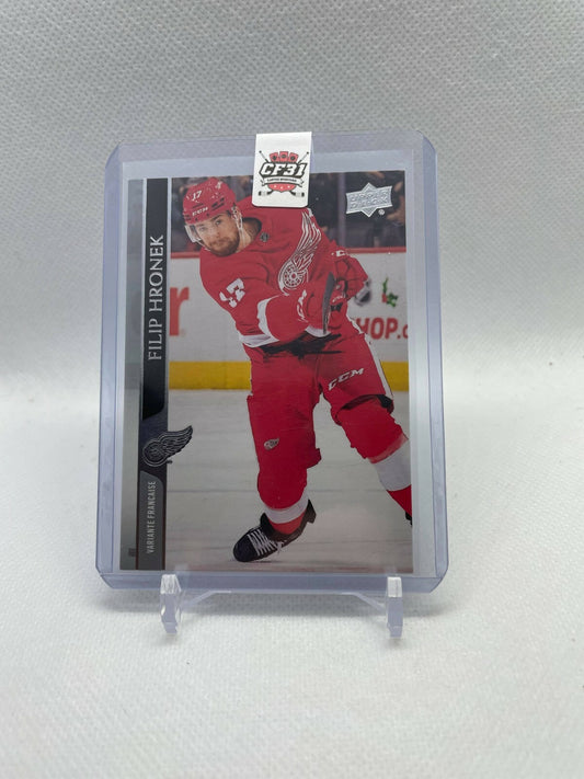 2020-21 UD Series 1 French Variation Filip Hronek