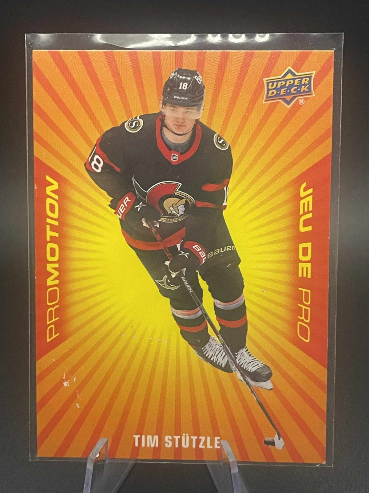 2021-2022 Tim Hortons Hockey Card - Pro Motion - Tim Stutzle