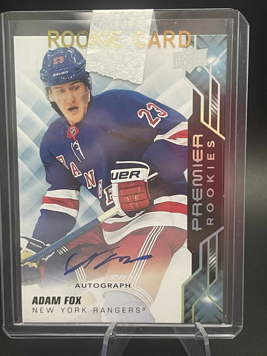 2019 UPPER DECK PREMIER SILVER SPECTRUM ROOKIE ADAM FOX AUTO
