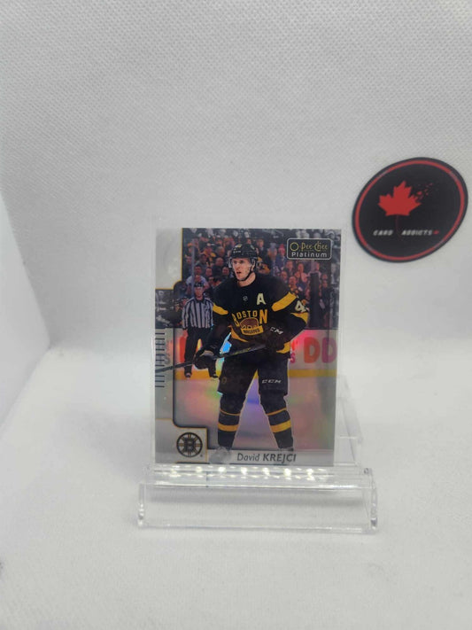 2017-18 O-Pee-Chee Platinum rainbow David Krejci #36