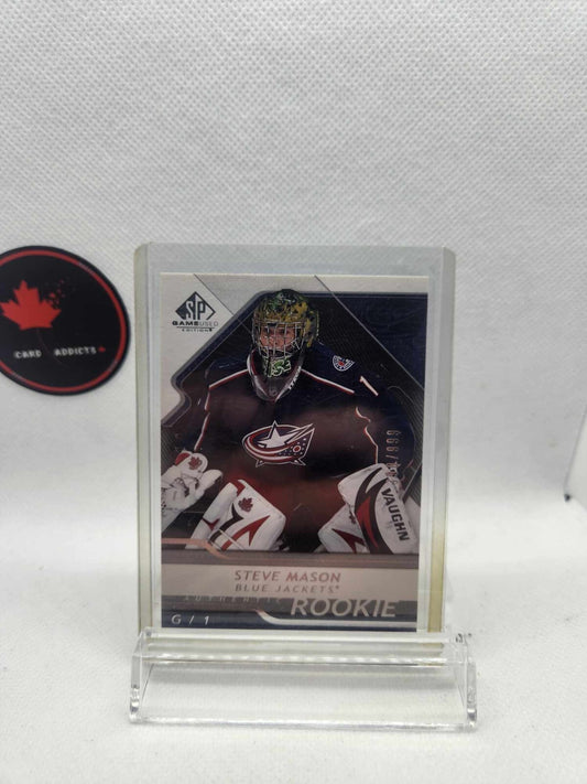 Steve Mason 2008-09 SP Game Used Authentic Rookie #/999