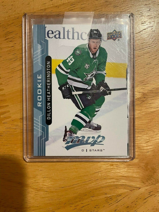 2018-19 Upper Deck MVP ROOKIE Dillon Heatherington no 222 Dallas Stars
