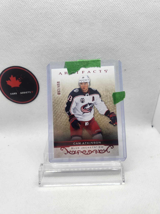 2021-22 Upper Deck Artifacts Hockey Ruby #44 Cam Atkinson /499