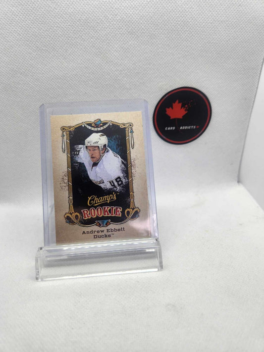 2008-09 UPPER DECK CHAMP'S ANDREW EBBETT RC UD ROOKIE SP #148 DUCKS