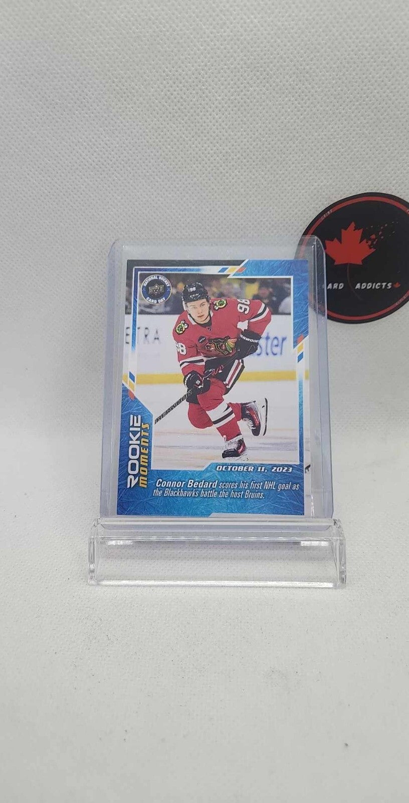 2024 National Hockey Card Day Connor Bedard Rookie Moments 6 available