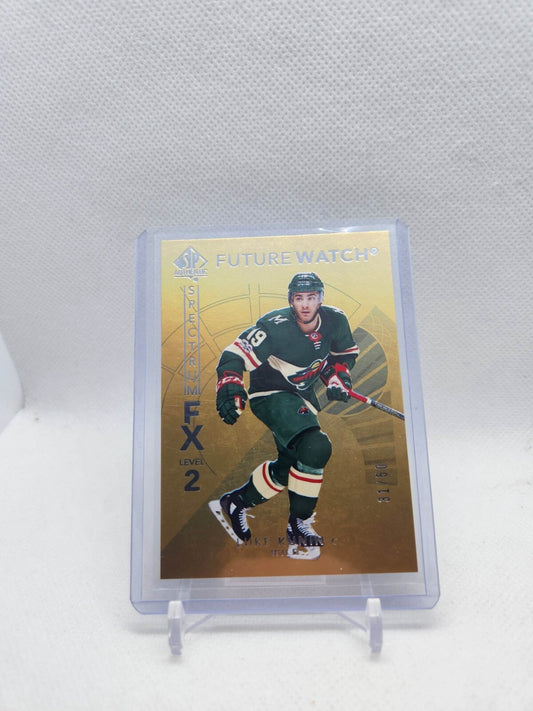 2017-18 SP Authentic Spectrum FX Gold #S84 Luke Kunin FW #'d 31/50 - NM-MT