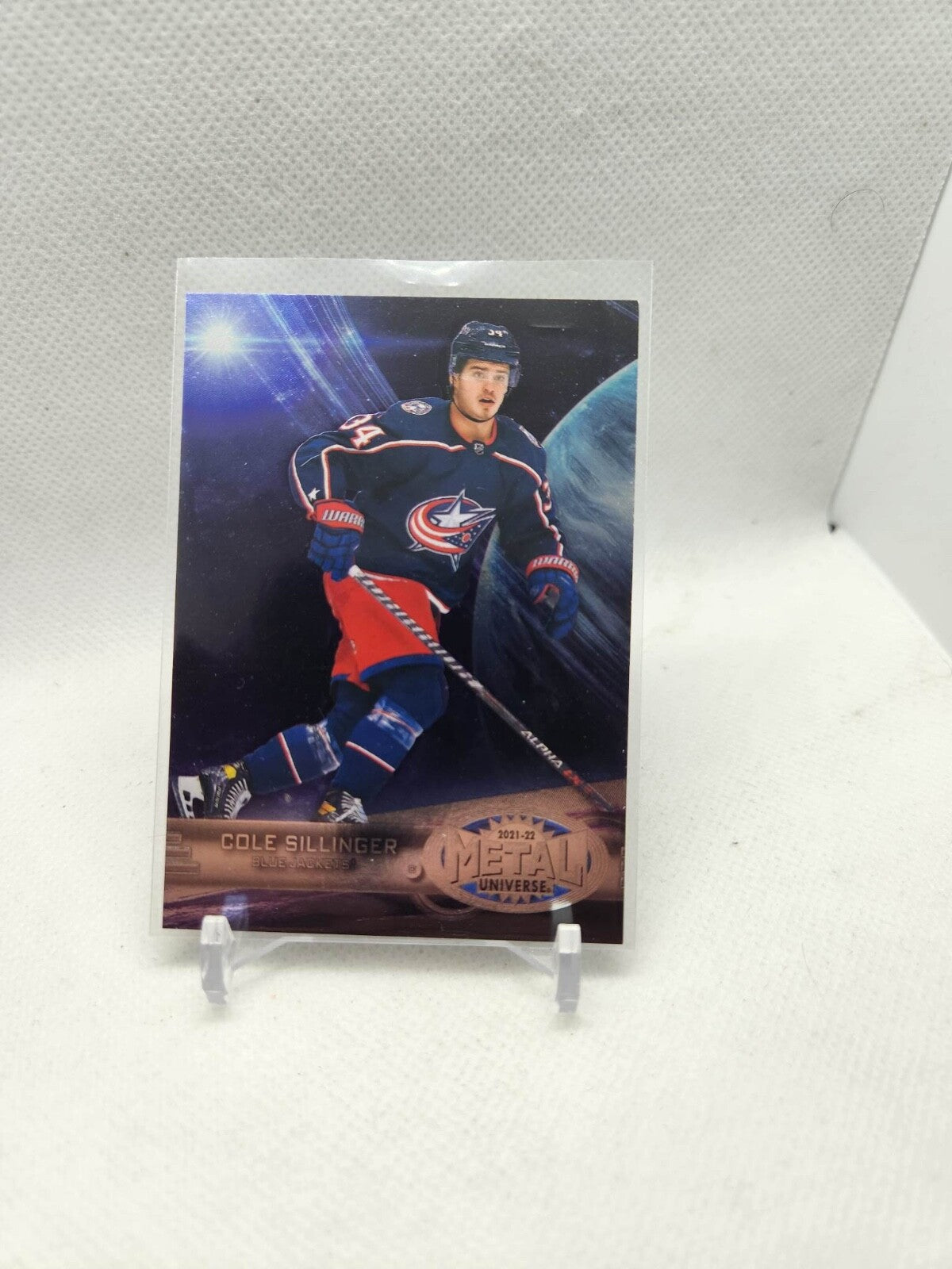 🔥COLE SILLINGER🔥RETRO ROOKIE 2021-22 SKYBOX METAL UNIVERSE INSERT