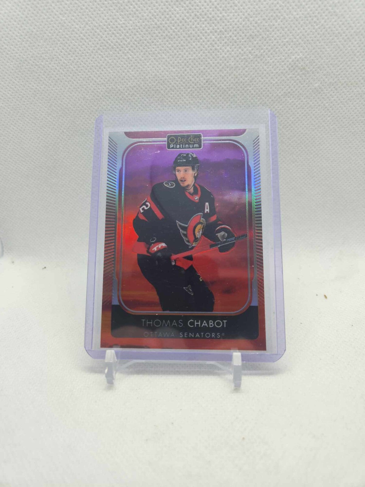 2021-22 O-Pee-Chee Platinum - Sunset! Thomas Chabot