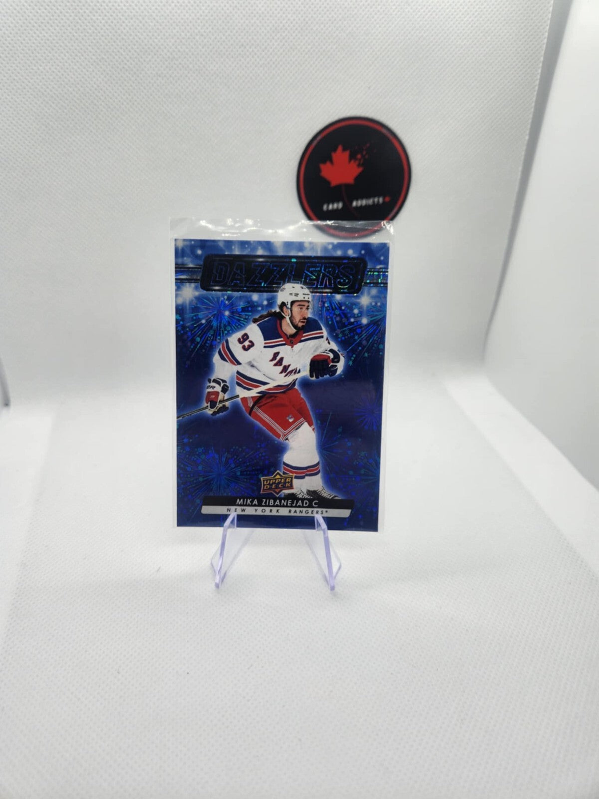 2023-24 Upper Deck (UD) Series 2 - Mika Zibanejad - Blue Dazzlers #DZ-98