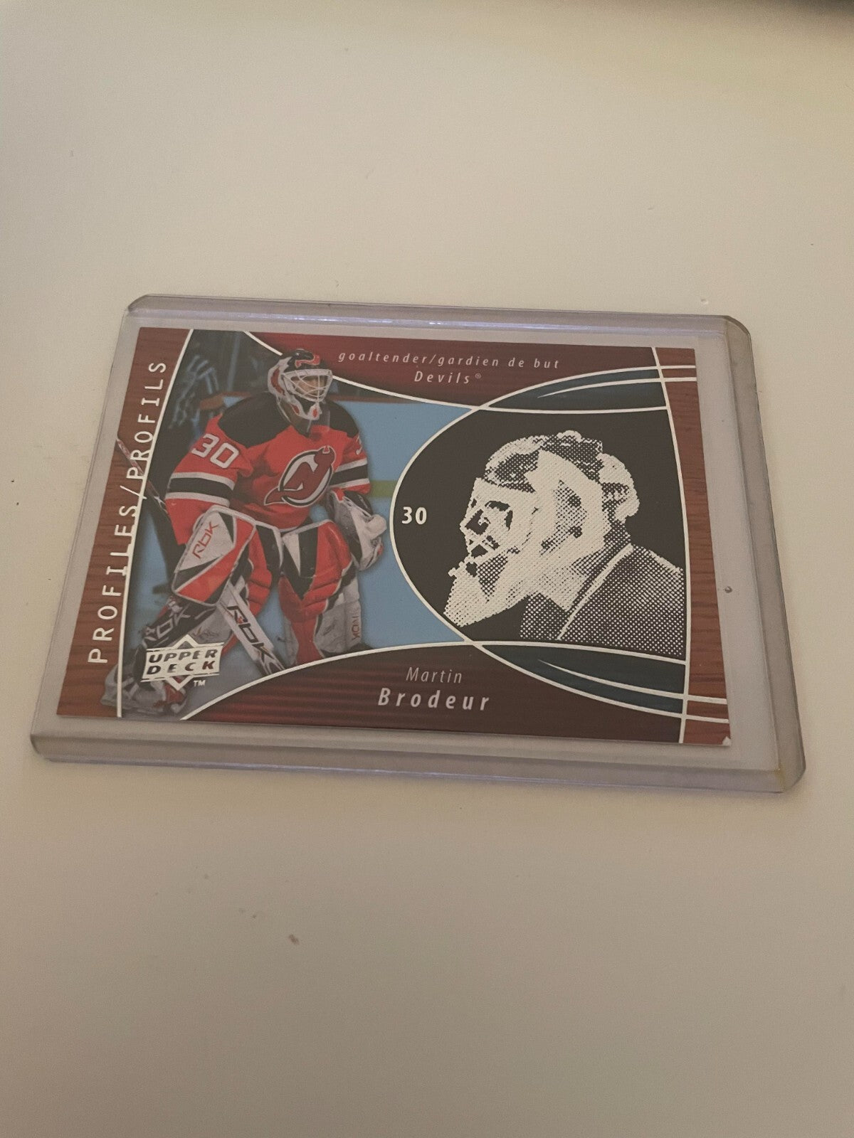 2008-09 McDonald's Upper Deck Profiles Martin Brodeur REF IJ