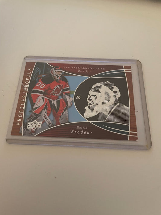 2008-09 McDonald's Upper Deck Profiles Martin Brodeur REF IJ