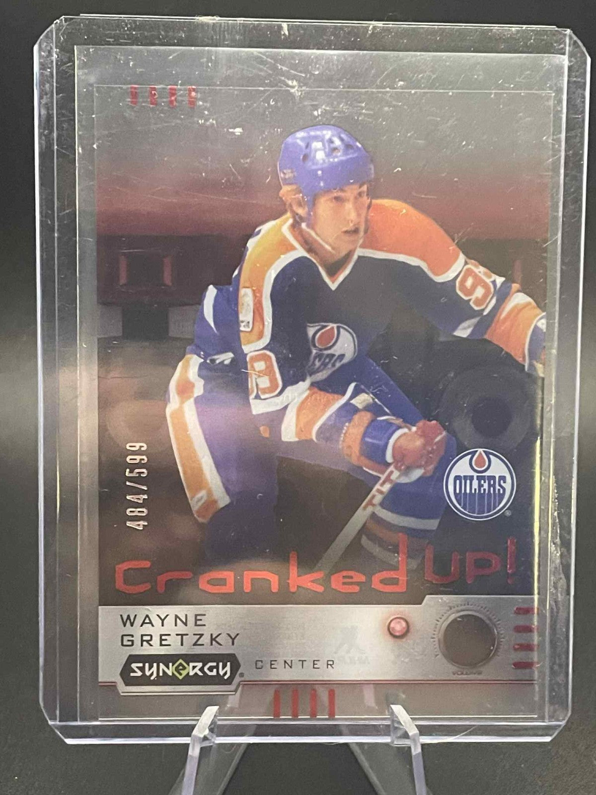 2023-24 Upper Deck Synergy Cranked Up Red /599 Wayne Gretzky #CR-WG HOF
