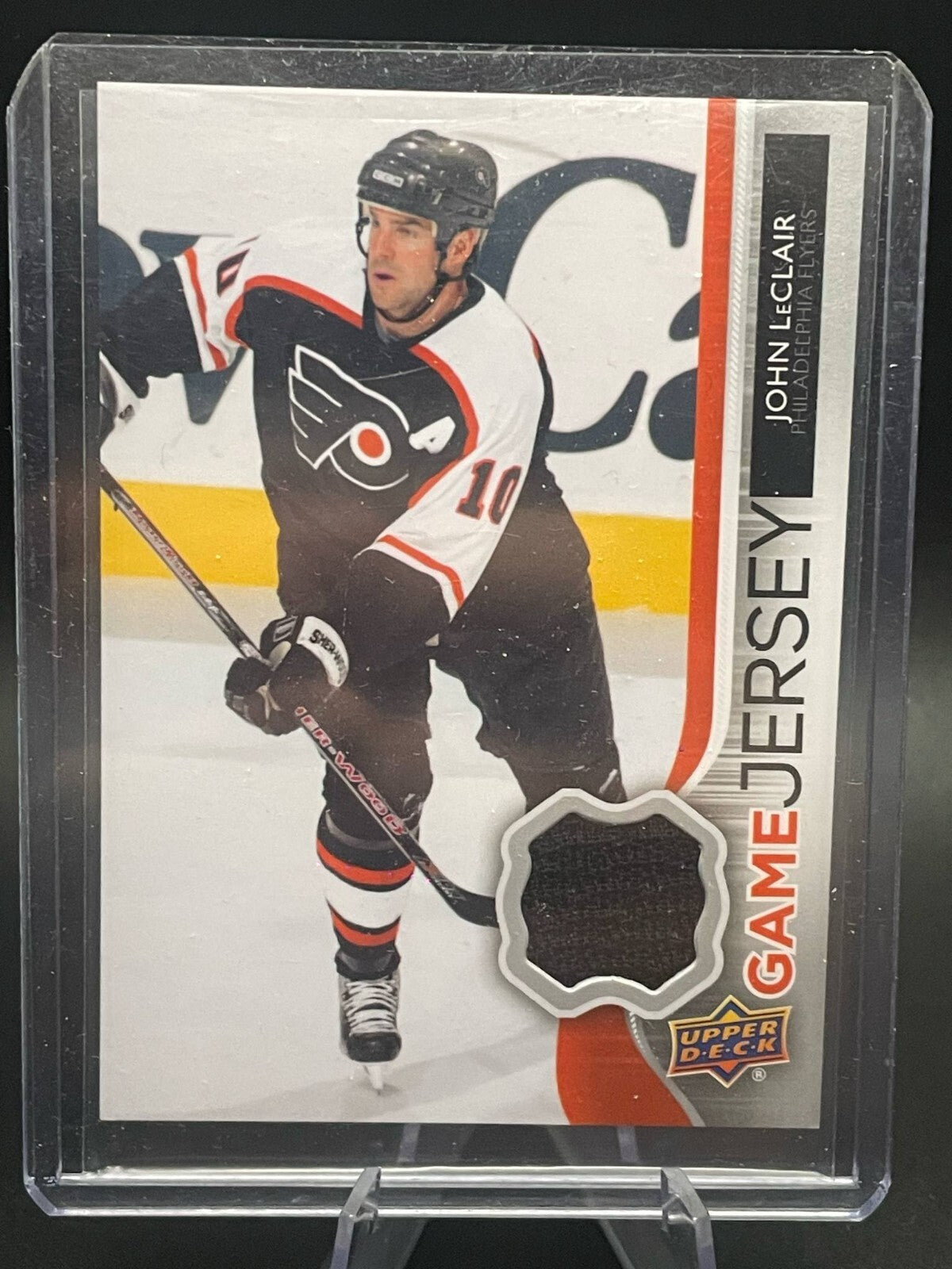 Series One Upper Deck 2014-2015 John LeClair UD Game Jersey GJ-JL