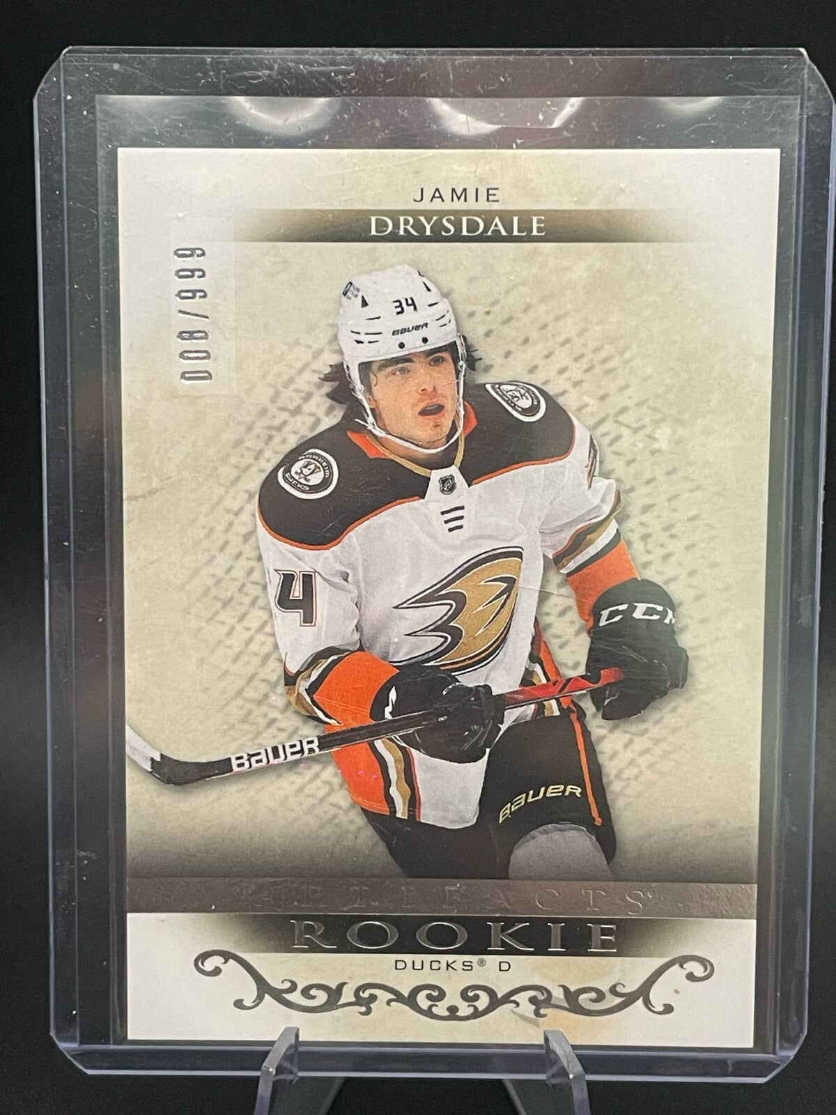Jamie Drysdale /999 SP Rookie RC 21-22 Artifacts - NHL Anaheim Ducks