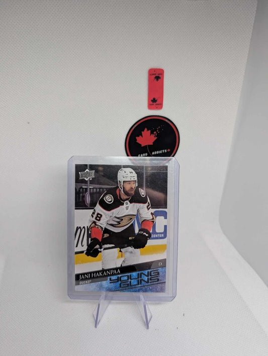 2020-21 Upper Deck Series 2 Young Guns Jani Hakanpaa YG RC Card# 459