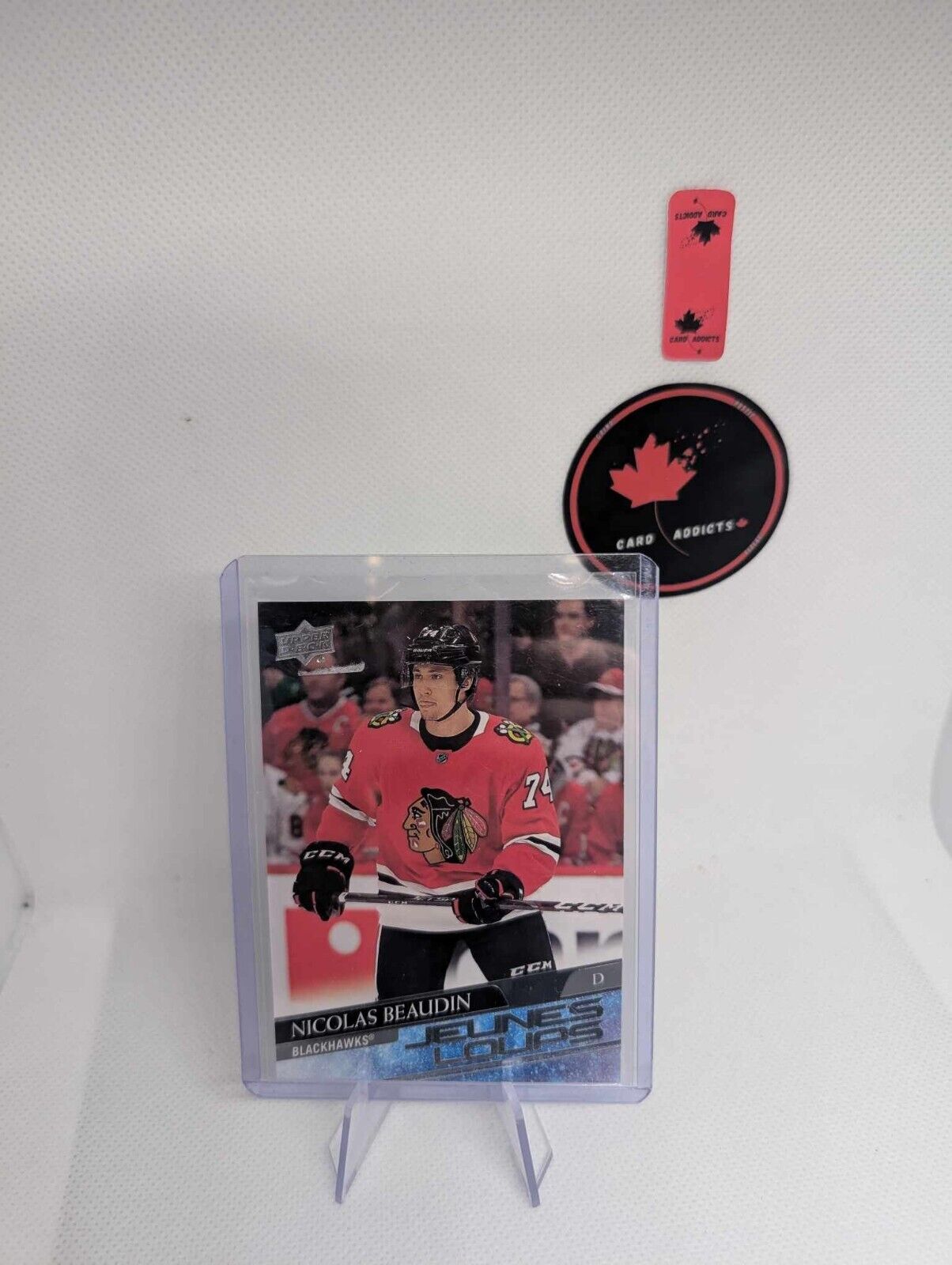 2020-21 Upper Deck Young Guns French #226 Nicolas Beaudin RC - Jeunes Loups