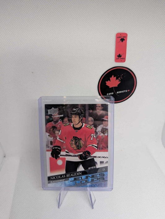 2020-21 Upper Deck Young Guns French #226 Nicolas Beaudin RC - Jeunes Loups