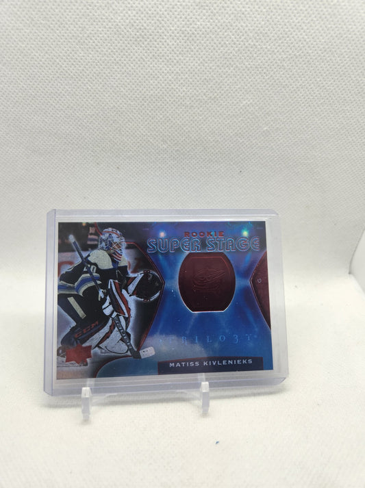2020-21 Matiss Kivlenieks UD Trilogy Rookie Super Stage RSS8 /999 Jackets