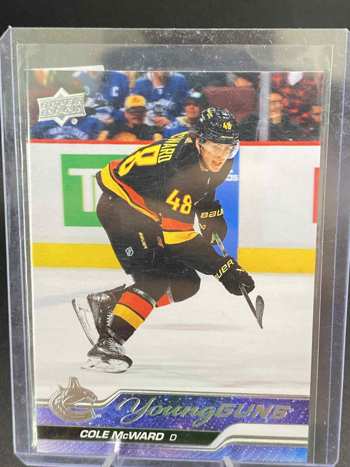 2023-24 Upper Deck Series 1 - Cole McWard - Young Guns RC Vancouver Canucks