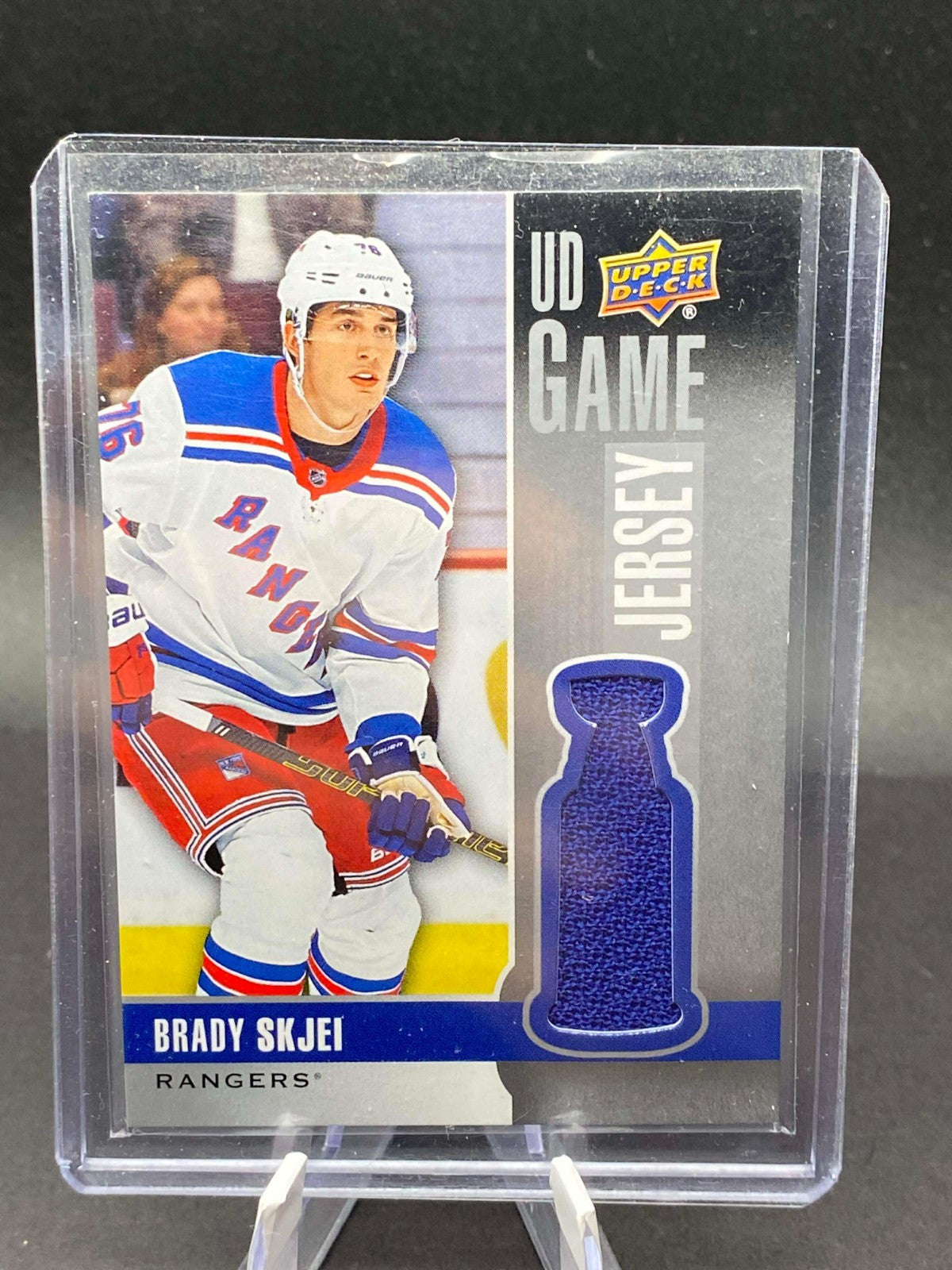 2019-20 Upper Deck UD Game Jersey Brady Skjei #GJ-SK New York Rangers
