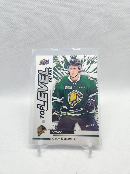 2018-19 Upper Deck CHL Top Level Talent #TL-16 Adam Boqvist Pre-Rookie Card
