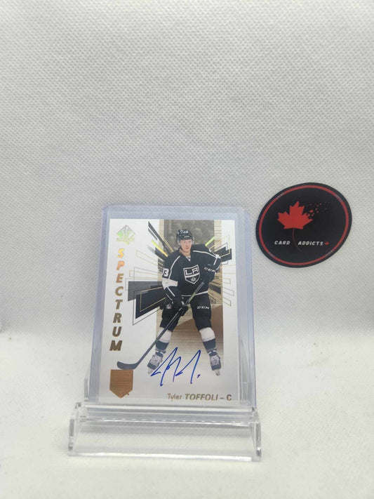 2016-17 SP Authentic Spectrum Auto Tyler Toffoli #73 Auto