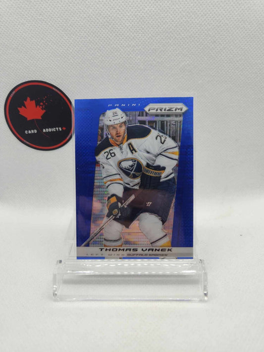 2013-14 PANINI PRIZM BLUE PULSAR THOMAS VANEK #8