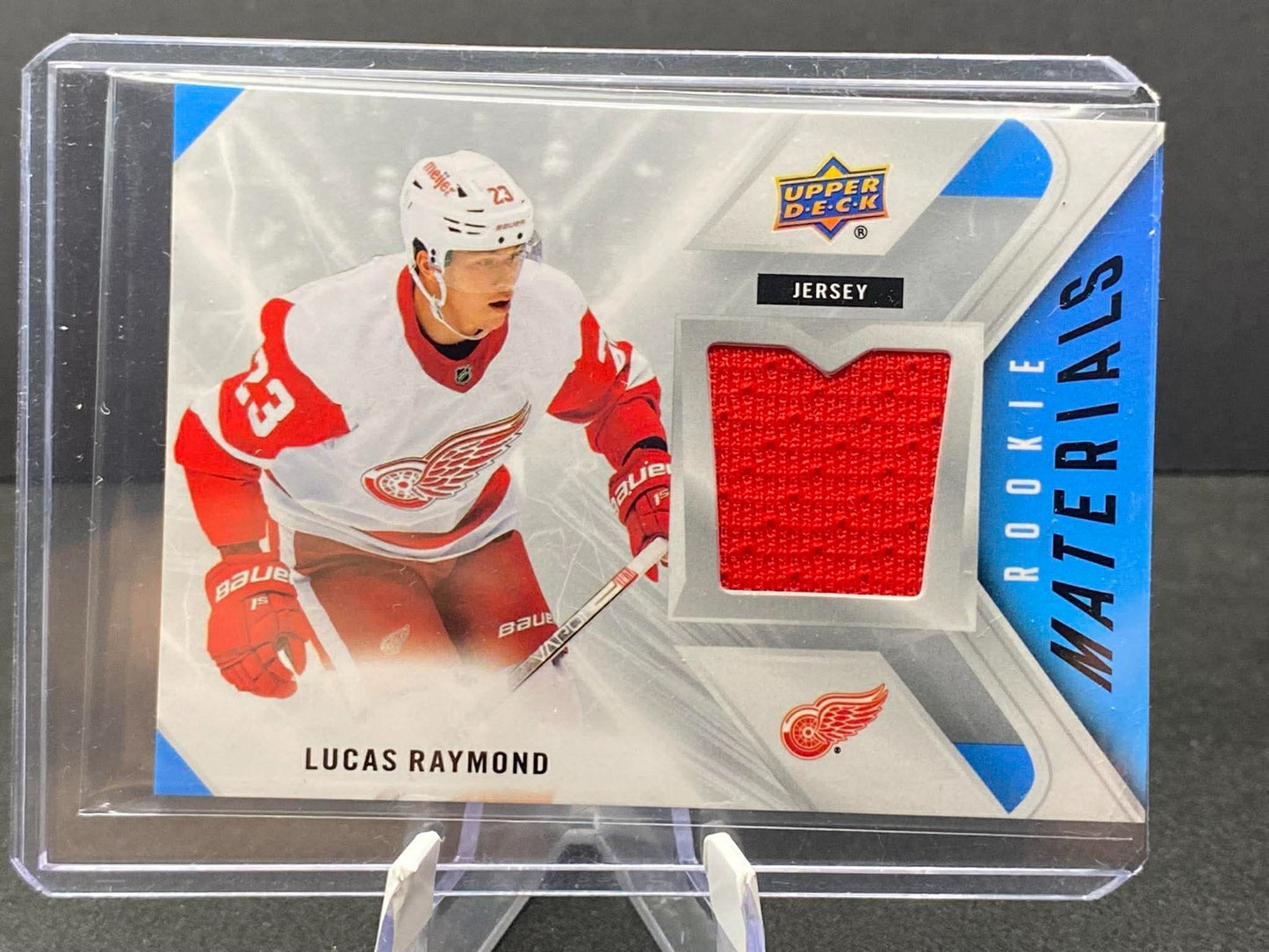 2021-22 UD - Series 2 - Rookie Materials Lucas Raymond RM-LR
