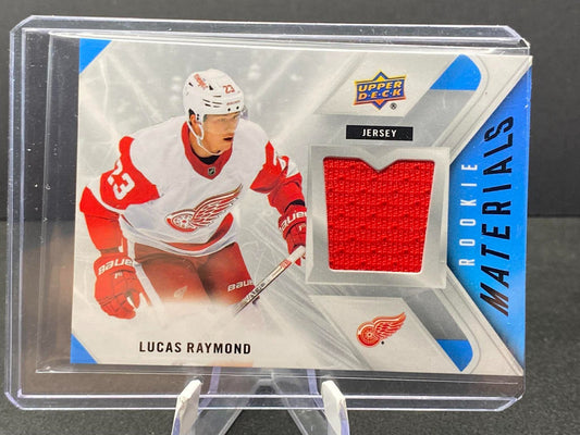 2021-22 UD - Series 2 - Rookie Materials Lucas Raymond RM-LR