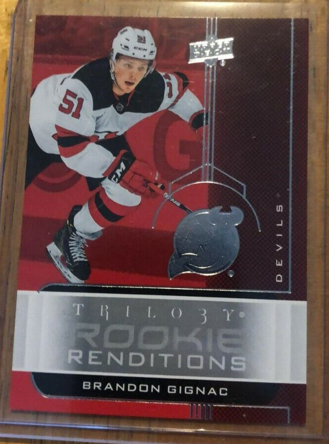 2019-20 Trilogy Rookie Renditions Brandon Gignac RC