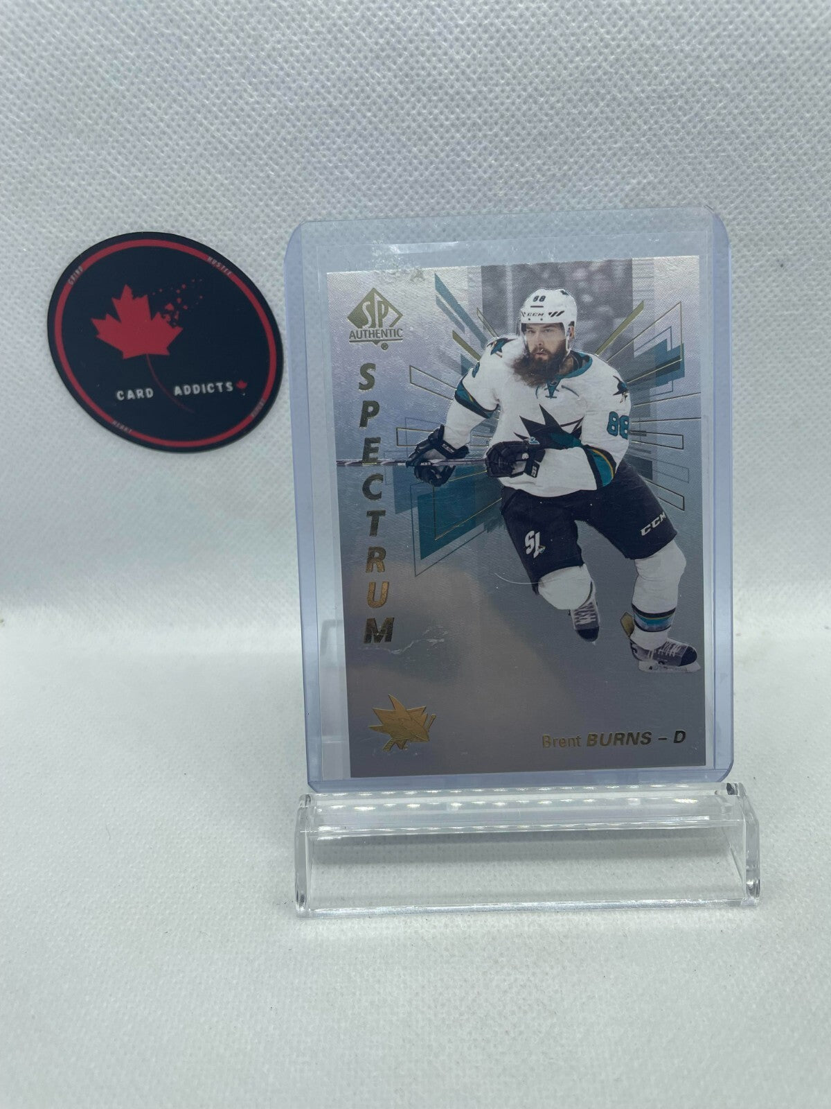 2016-17 SP Authentic Hockey Spectrum FX #S-18 Brent Burns